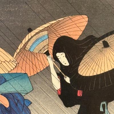 LOT 5L: Framed Print by Kitagawa Utamaro