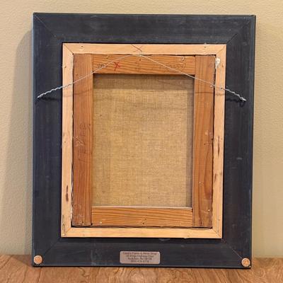 LOT 6L: Framed Oil Painting by Edouard LE SAOUT