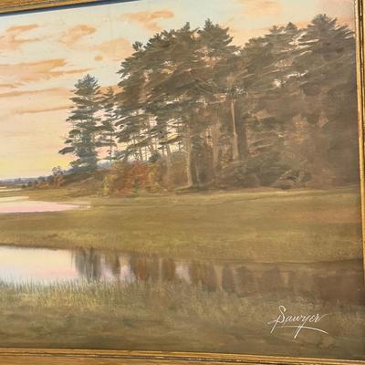LOT 7L: Framed Print by Charles Sawyer
