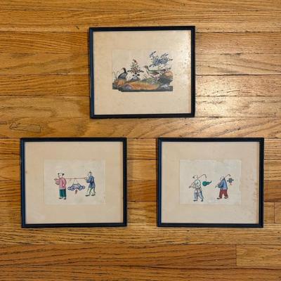 LOT 8L: Beautiful Framed Chinese Artworks