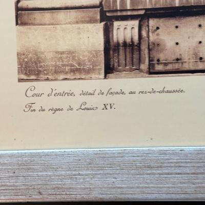 LOT 10L: Six Framed Le Palais Royal Prints