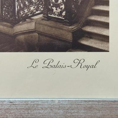 LOT 10L: Six Framed Le Palais Royal Prints