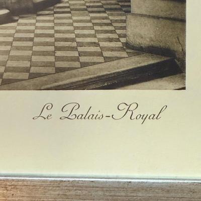 LOT 10L: Six Framed Le Palais Royal Prints