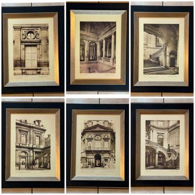 LOT 10L: Six Framed Le Palais Royal Prints