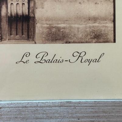 LOT 10L: Six Framed Le Palais Royal Prints