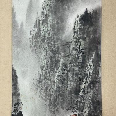 LOT 11: Framed Print by Suzuki Haronunobu & Hanging Scroll