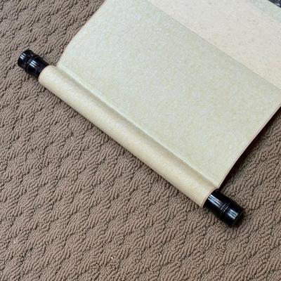 LOT 11: Framed Print by Suzuki Haronunobu & Hanging Scroll