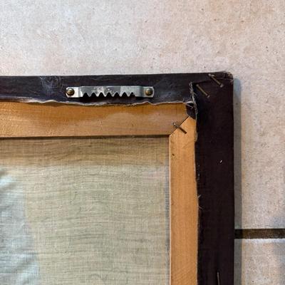 LOT 12L: Lord Krishna Silk Painting