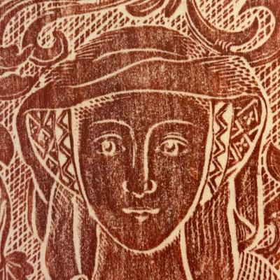 LOT 14L: Vintage Brass Rubbing by Elizabeth Billingham