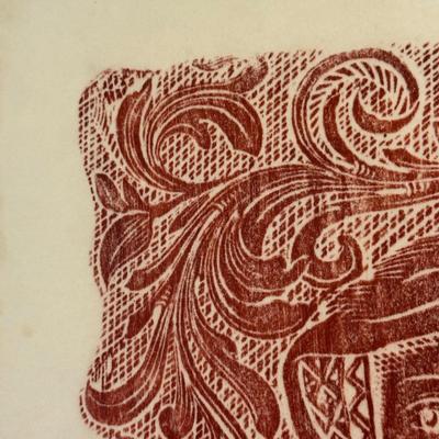 LOT 14L: Vintage Brass Rubbing by Elizabeth Billingham