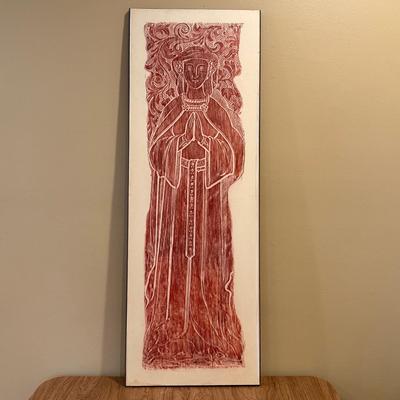 LOT 14L: Vintage Brass Rubbing by Elizabeth Billingham