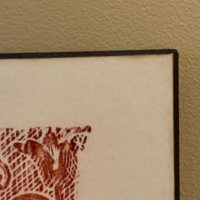 LOT 14L: Vintage Brass Rubbing by Elizabeth Billingham