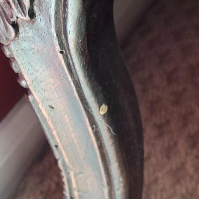 LOT 21F: Pair Of Louis XV Style Arm Chairs, Beautifully Carved Wood & Velvet Merlot Fabric, Manufactured By Key City, Inc. N. C. USA