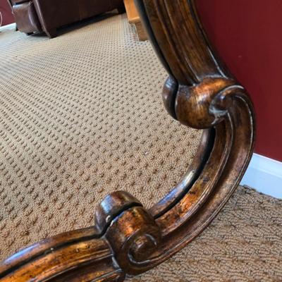 LOT 24F: Large Baroque Accent Wall Mirror