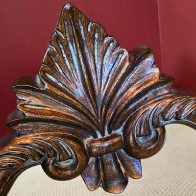 LOT 24F: Large Baroque Accent Wall Mirror