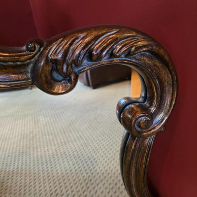 LOT 24F: Large Baroque Accent Wall Mirror