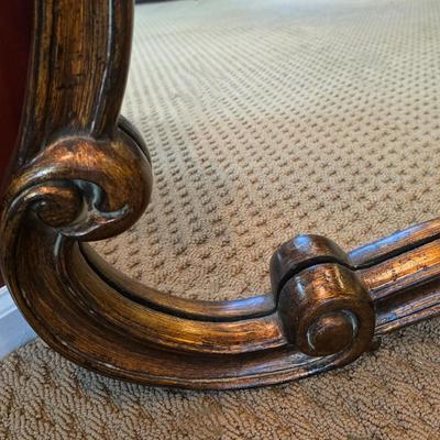 LOT 24F: Large Baroque Accent Wall Mirror