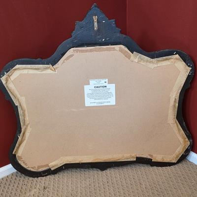 LOT 24F: Large Baroque Accent Wall Mirror