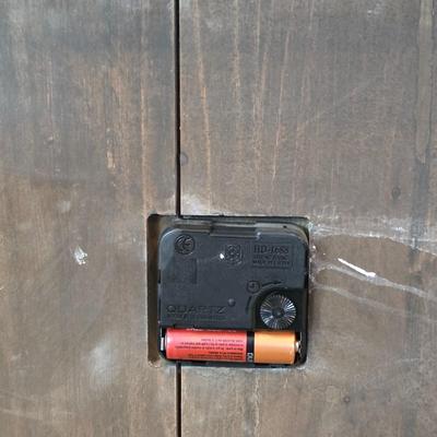 LOT 25F: Oversized, Battery Operated, Pier 1 Imports, Antiquite` de Paris Wall Clock, Untested