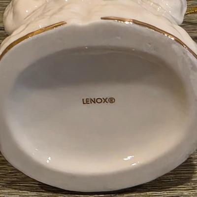 LOT 28D: Holiday Collection With Lenox Porcelain, Hand Painted 24K Accented, Holiday Cheer Santa Ornament, Nieman Marcus Nutcracker Snow...