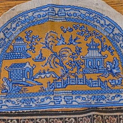 LOT 29D Eclectic Asian Collection Of Tapestries & Hard Cover Korean Furniture Coffee Table Book