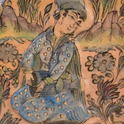 LOT 30D: A Pair Of Antique/Vintage Persian Style Tiles