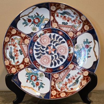 LOT 35D: Large Vintage Japanese Imari Platter