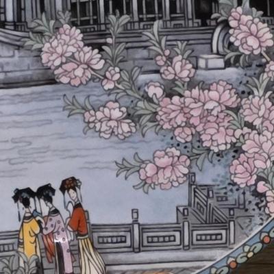 LOT 36D: Set of 3 Vintage Jingdezhen Porcelain Plates In Original Boxes