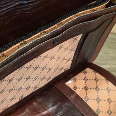 LOT 37F: Vintage Brown Boho Shoulder Bag