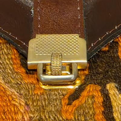 LOT 37F: Vintage Brown Boho Shoulder Bag