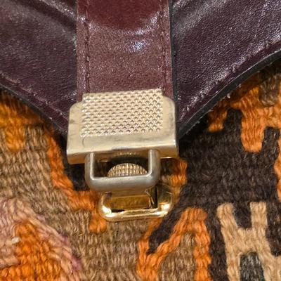 LOT 37F: Vintage Brown Boho Shoulder Bag