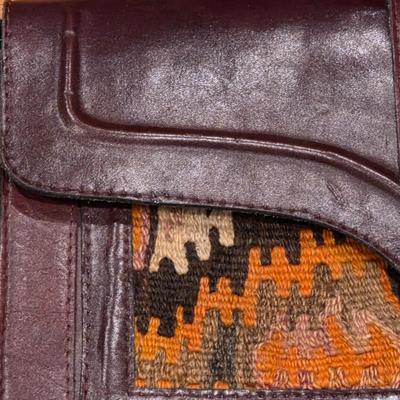 LOT 37F: Vintage Brown Boho Shoulder Bag
