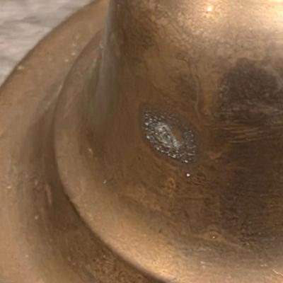 LOT 38K: Mid Century Brass Tea Pot, Creamer & Sugar Bowl With Tray