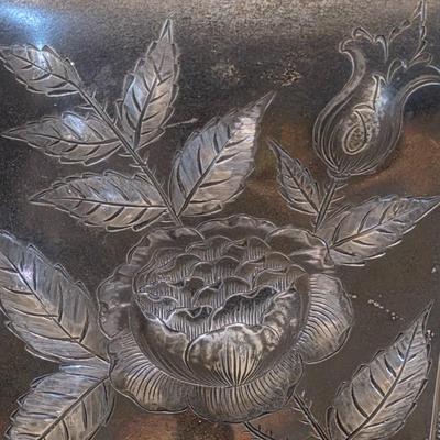 LOT 39K: Antique/Vintage Silver-Plated Coffee/Tea Set, Coffee Pot W/Spigot & Warmer, Tea Pot, Sugar Bowl, Creamer & Waste Bowl