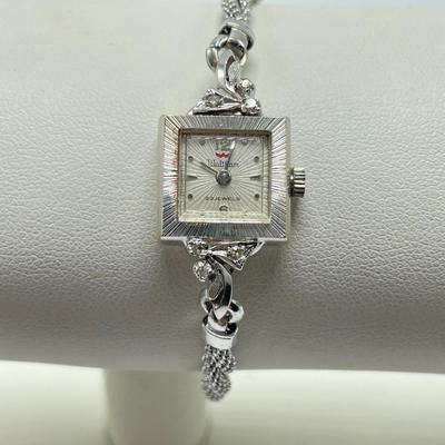 Waltham 14K Diamond Watch (ST-SS)