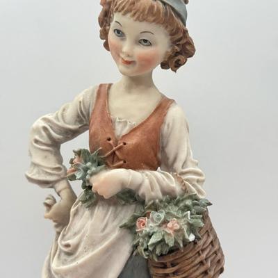 LOT 44D: Giuseppe Armani Capodimonte Country Boy & Country Girl Figurines