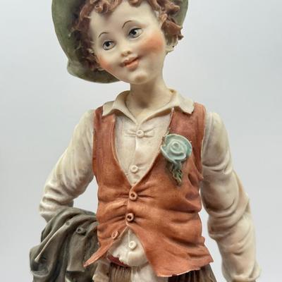 LOT 44D: Giuseppe Armani Capodimonte Country Boy & Country Girl Figurines