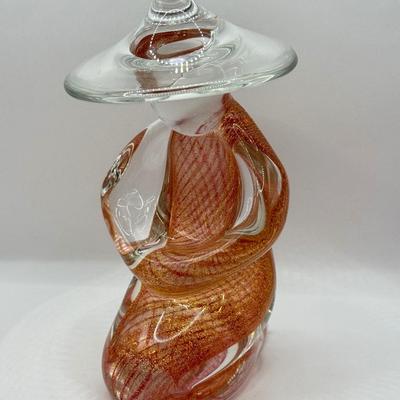 LOT 45D: D. Lavella signed Murano Art Glass Chinese Figures