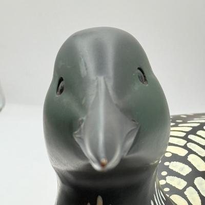 LOT 46D: 1982 Signed G. Lowenthal Boyds Collection Loon Wooden Decoy