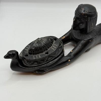 LOT 52D: Art Deco Egyptian Revival “Queen of the Nile” Incense Burner