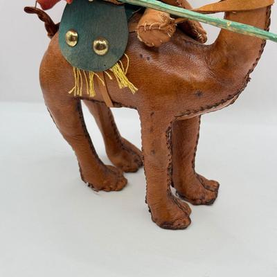 LOT 53D: Vintage Leather Camel Rider & Dublin Ireland Collector Character Doll