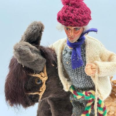 LOT 53D: Vintage Leather Camel Rider & Dublin Ireland Collector Character Doll