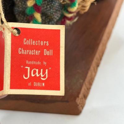 LOT 53D: Vintage Leather Camel Rider & Dublin Ireland Collector Character Doll