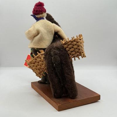 LOT 53D: Vintage Leather Camel Rider & Dublin Ireland Collector Character Doll