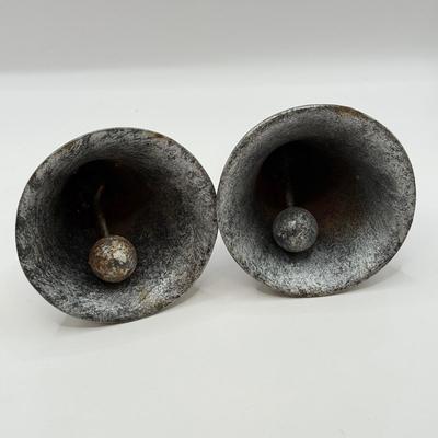 LOT 57D: Four Antique / Vintage Cast Iron Bells