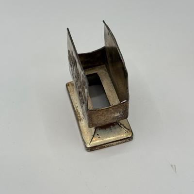 LOT 59D: Antique / Vintage Chinese Export Silverplate Dragon Smoking Set