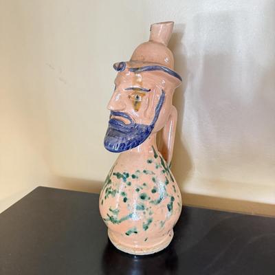 LOT 65D: Vintage Vellone-Cascani Figural Ceramic Pitcher / Vessel