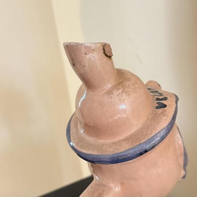 LOT 65D: Vintage Vellone-Cascani Figural Ceramic Pitcher / Vessel