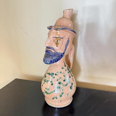 LOT 65D: Vintage Vellone-Cascani Figural Ceramic Pitcher / Vessel