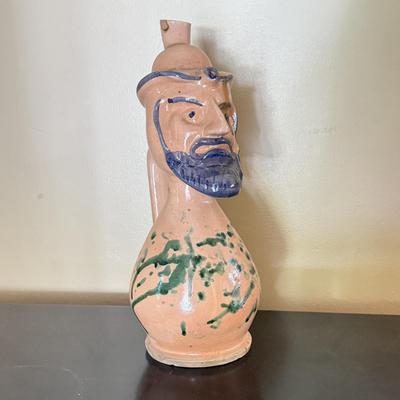 LOT 65D: Vintage Vellone-Cascani Figural Ceramic Pitcher / Vessel